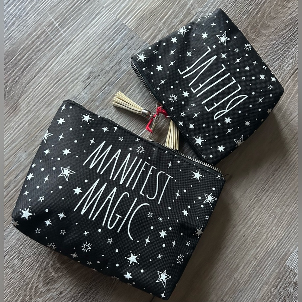 Target Black Starry Cosmetic Bags Set